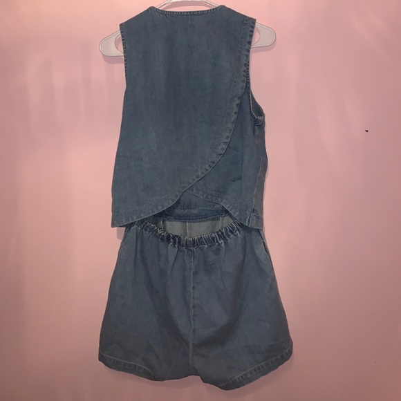 - AMS BLAUW SCOTCH AND SODA DENIM ROMPER - Picture 2 of 11